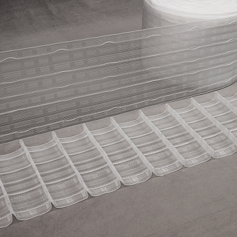 монтажная шторная лента многокарманка