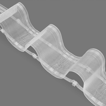 шторная лента «Волна» «Эффект люверсов»