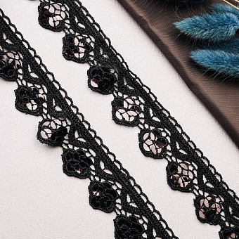 тесьма с пайетками