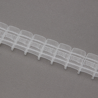 шторная лента с фиксированной карандашной сборкой