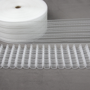 монтажная шторная лента многокарманка