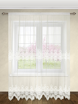 Готовая тюль комплект готовых штор тюль