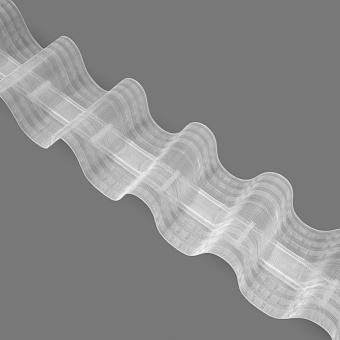 монтажная шторная лента эффект люверсов