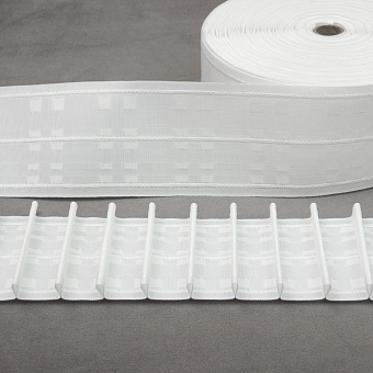 монтажная шторная лента многокарманка