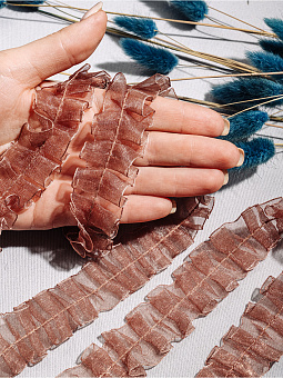 декоративная тесьма оборка