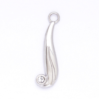 пряжка металлическая со стразами