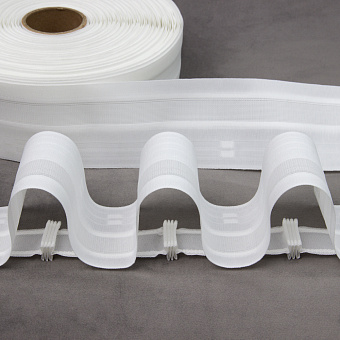 шторная лента «Волна» «Эффект люверсов»