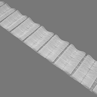 шторная лента бантовая сборка