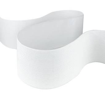 Резинка SF 3822-90 белый резинка вязаная плотная