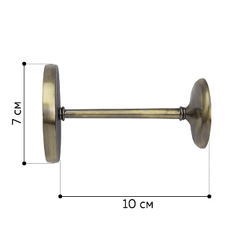 настенные держатели для штор и подхватов Розетка