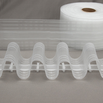 шторная лента «Волна» «Эффект люверсов»