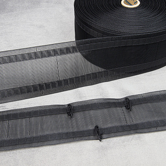 шторная лента многокарманная без кордов для ручной закладки и Системы "Волна"