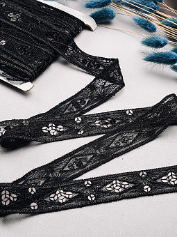 декоративная тесьма с пайетками