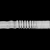 Шторная лента 2360C Oz-is тканая (свободная сборка, корд-2 шнура) 2,5 см