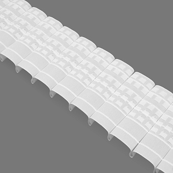 монтажная шторная лента многокарманка
