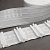 Шторная лента 4433P (1:2,5) Oz-is Premium тканая 10 см (3 кармана, корд-4 шнура) шторная монтажная лента