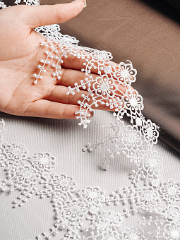 декоративная вязаная тесьма