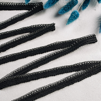 декоративная тесьма с металлической цепочкой