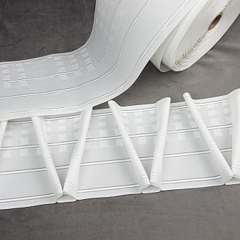 шторная лента с лучевыми групповыми складками