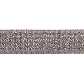 Бордюр для штор "Букле" GP03-82-SILVER MirTex серый (4,5 см)