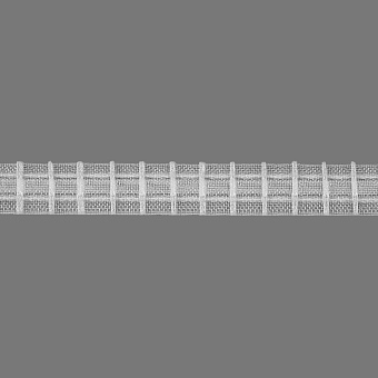 шторная лента с фиксированной карандашной сборкой