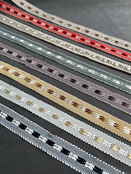 шторная декоративная сутажная тесьма