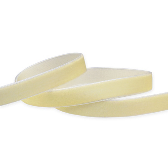 однотонная бархатная лента