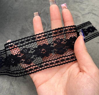 декоративное кружево на капроне