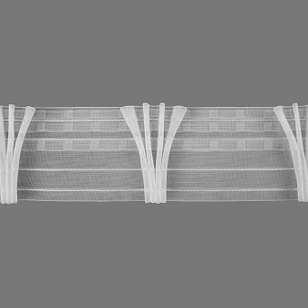 шторная лента с лучевыми групповыми складками