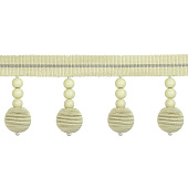 Бахрома "Reps Circle" TP1005 - В10 Mirtex белая скала (d25мм) (7,5 см)