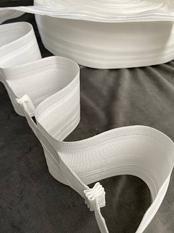 монтажная шторная лента эффект люверсов