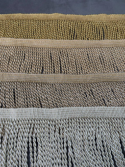 бахрома для штор крученая кисея