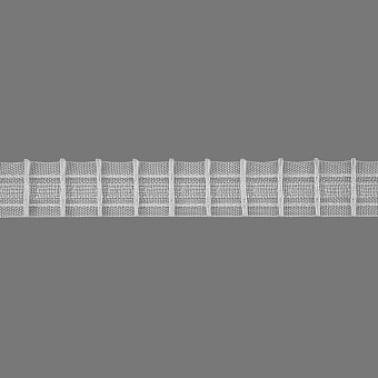 шторная лента с фиксированной карандашной сборкой