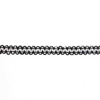 Тесьма с металлизированной нитью тесьма декоративная с металлизированной нитью