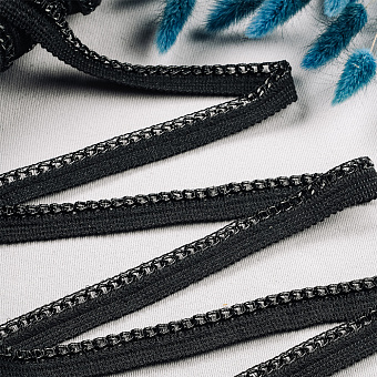 декоративная тесьма с металлической цепочкой