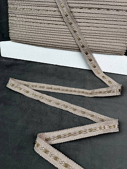 шторная декоративная сутажная тесьма