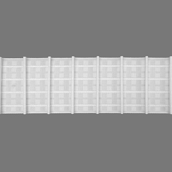 монтажная шторная лента многокарманка