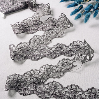 тесьма декоративная на сетке из капрона