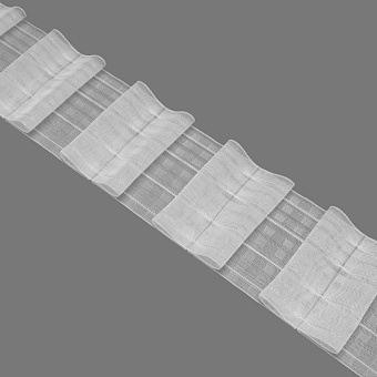 шторная лента бантовая сборка