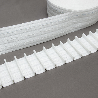 монтажная шторная лента многокарманка