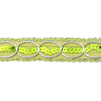 декоративная тесьма с пайетками