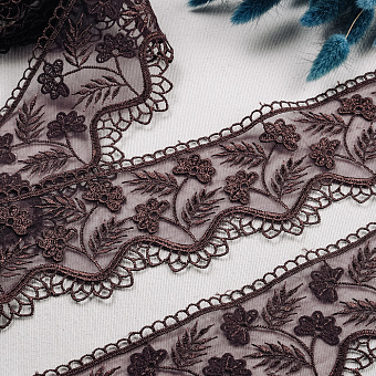 тесьма декоративная на сетке из капрона