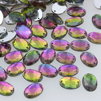 Пришивные пластиковые овальные стразы декоративные пришивные пластиковые стразы овал