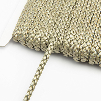 Шнур плетеный из искусственной кожи шнур плетеный