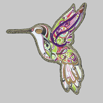 аппликация пришивная