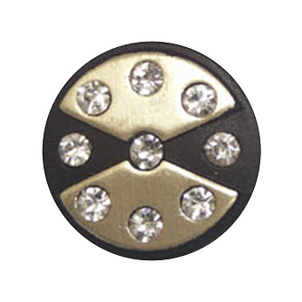 металлические пуговицы со стразами