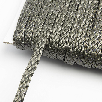 Шнур плетеный из искусственной кожи шнур плетеный