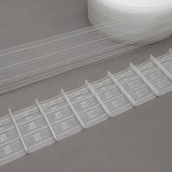 монтажная шторная лента многокарманка