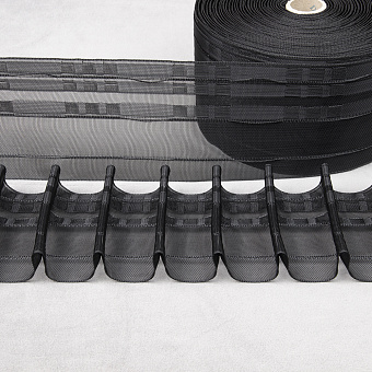 шторная лента с фиксированной карандашной сборкой