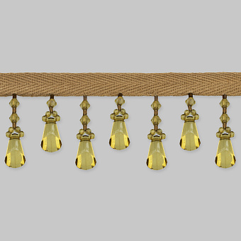 шторная бахрома из стекляруса, бус и жемчуга